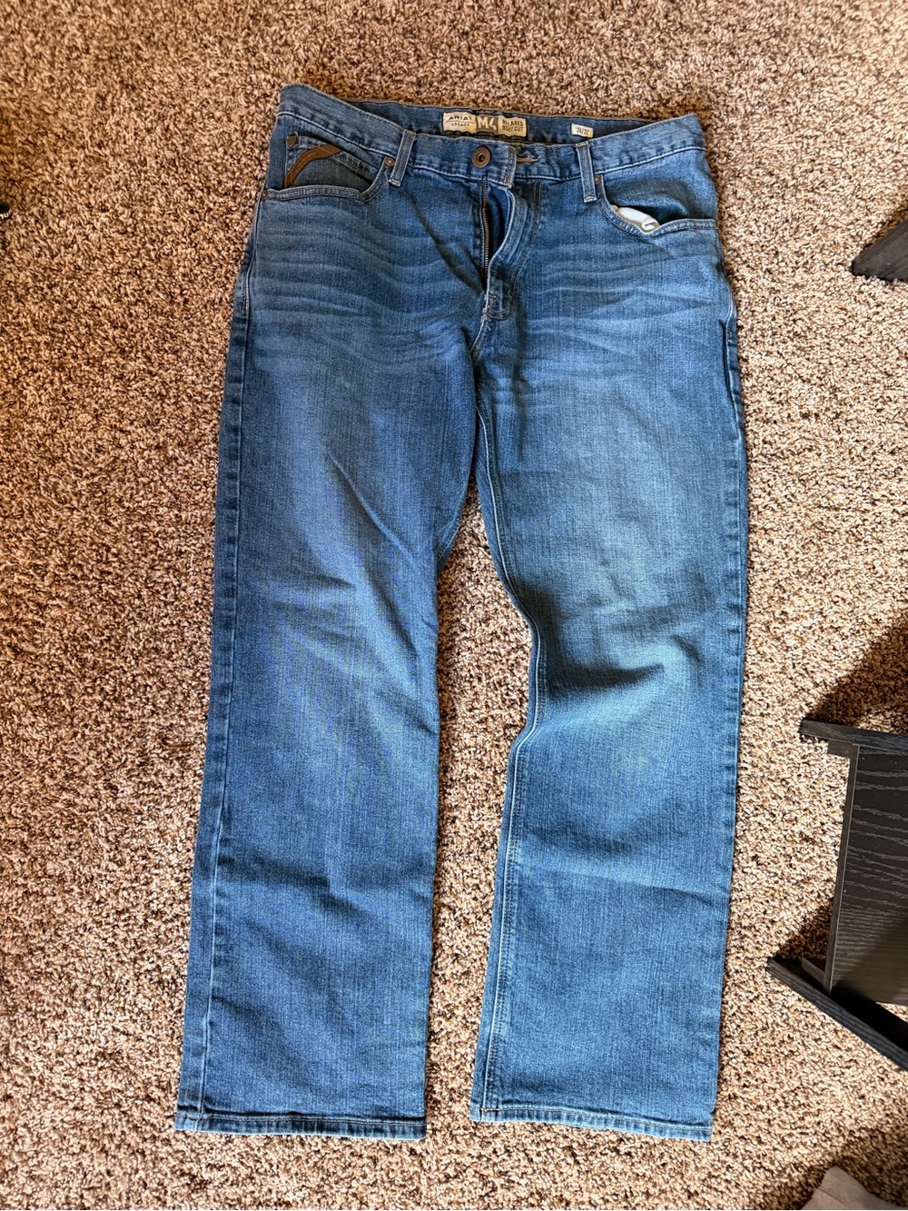 Ariat Men's Blue Boot cut Jeans